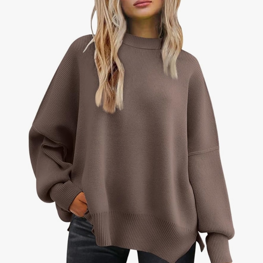 Oversized Brown Lillusory Sweater Women’s Large